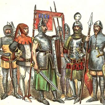 Polscy rycerze na przełomie XIII i XIV wieku według Jana Matejki.