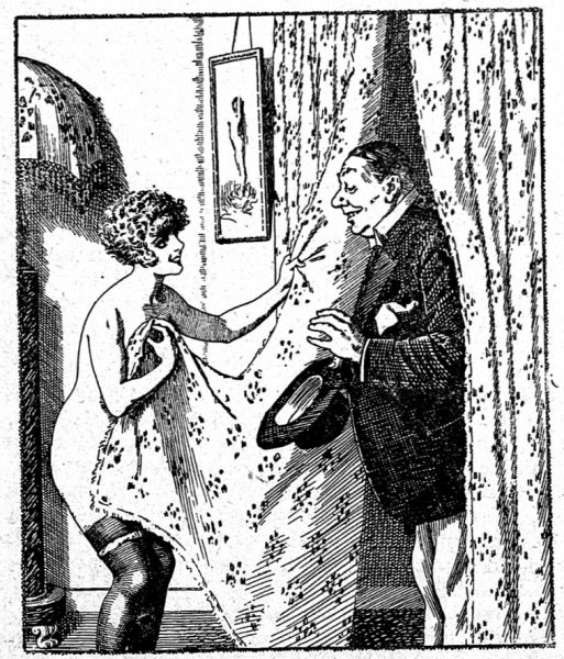 Seks kojarzył się tylko z brudem i niebezpieczeństwem. Ilustracja z pisma "Nowy Dekameron".