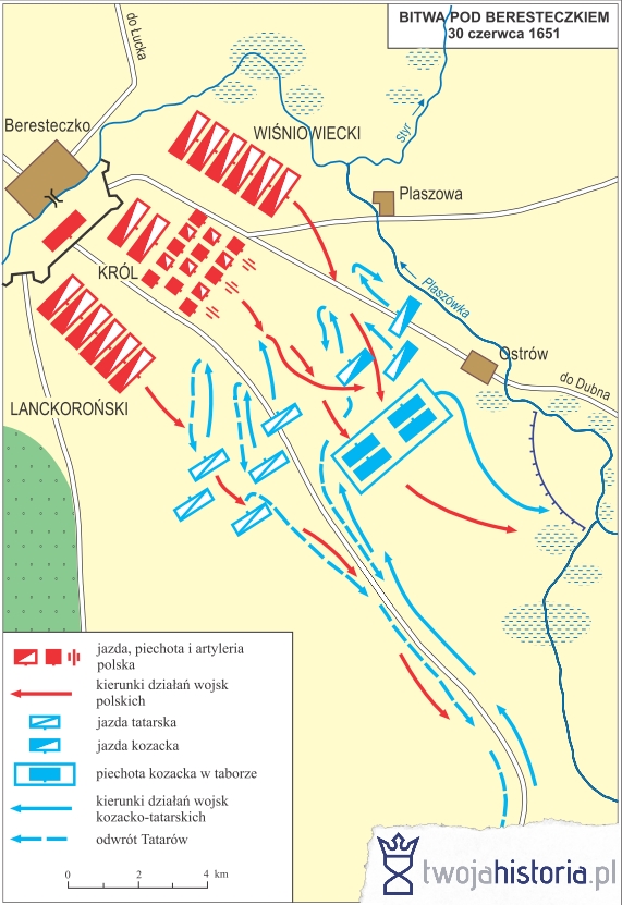 Bitwa pod Beresteczkiem 30 czerwca 1651 (ryc. Daniel Malak/TwojaHistoria.pl).