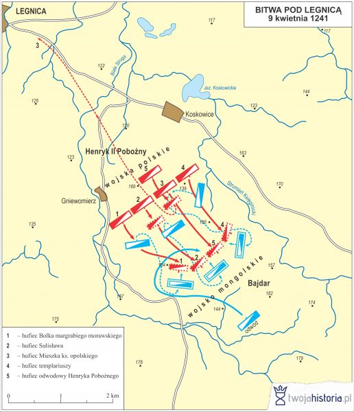 Bitwa pod Legnica, 1241.