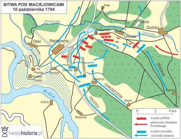 Bitwa pod Maciejowicami, 1794.