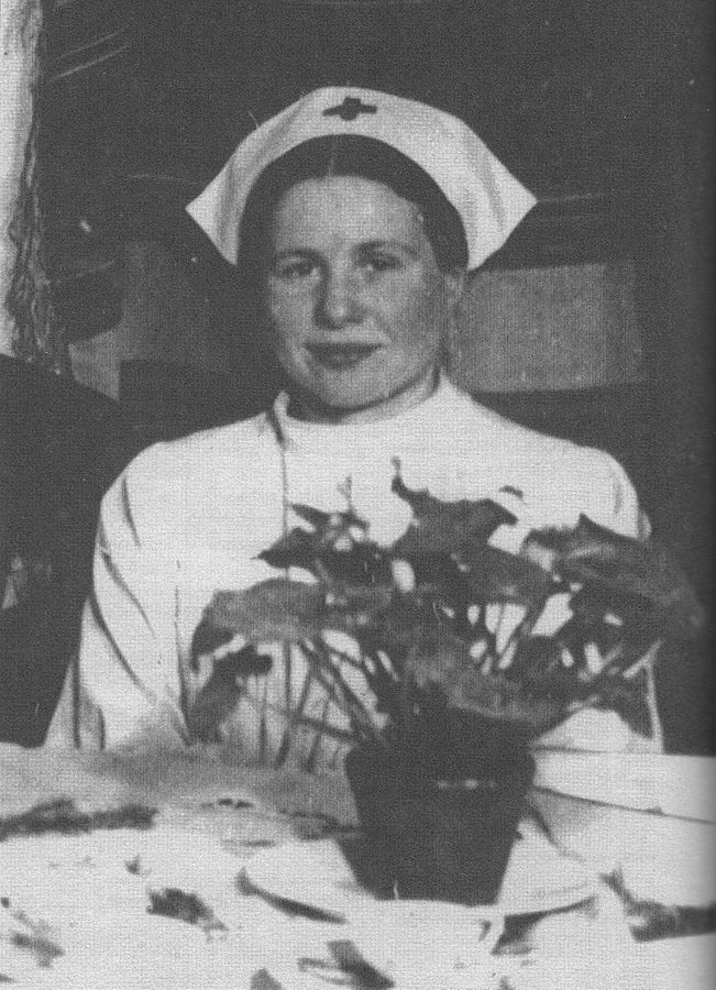 Irena Sendlerowa prowadziła Referat Dziecięcy Żegoty. Zdjęcie powstało w Wigilię Bożego Narodzenia 1944 roku.