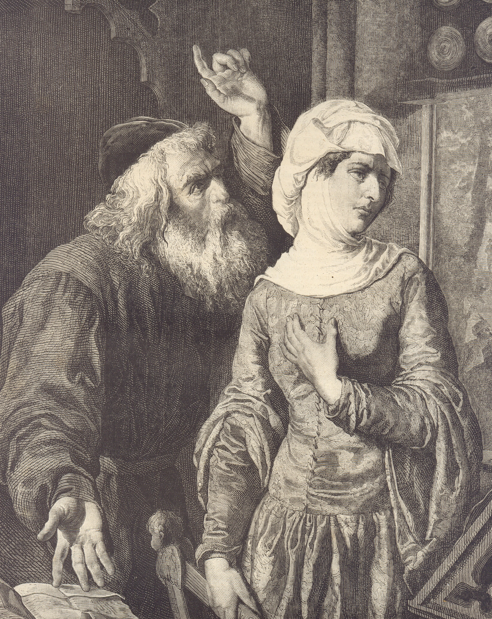 Kazimierz Wielki nie dał się poznać jako człowiek szanujący kobiety. Jeśli do jakiejś odczuwał respekt, to tylko do własnej siostry, Elżbiety. Powyżej: Kazimierz i jego domniemana kochanka, Esterka.