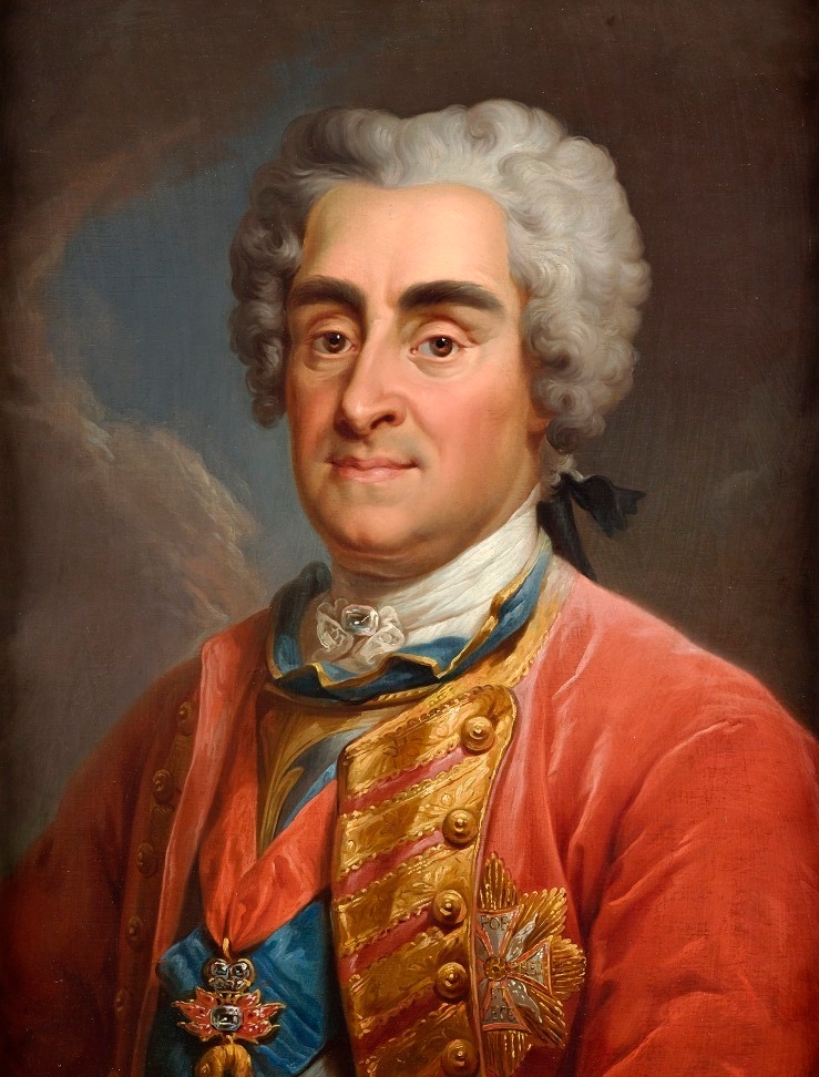 August II Mocny (August II Wettyn) na obrazie M. Bacciarellego.