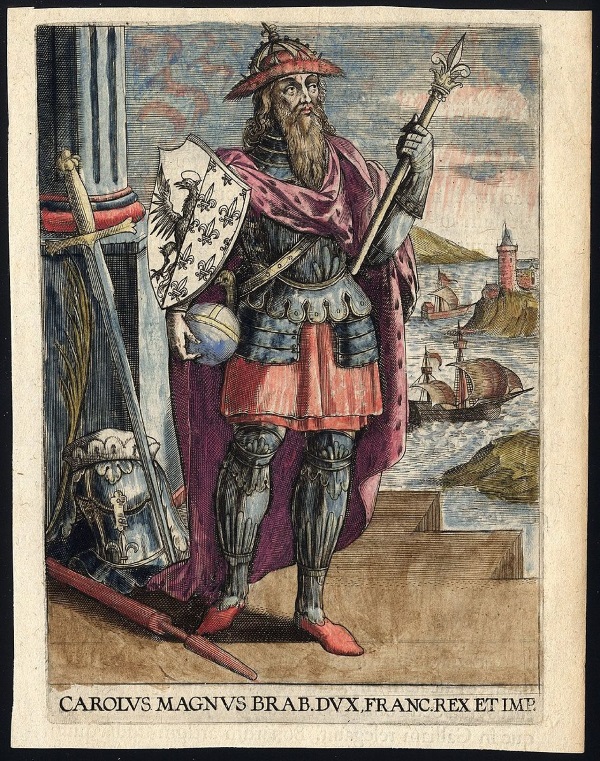 Karol Wielki na obrazie Adriana Barlandusa.