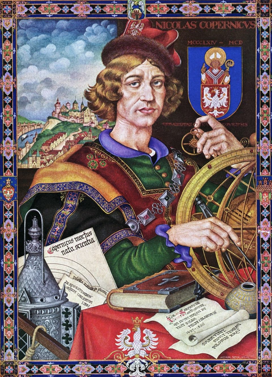 Mikołaj Kopernik. Niedatowany portret astronoma.