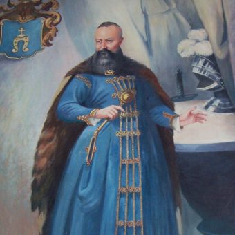 Portret Stanisława Koniecpolskiego w sieni pałacu w Koniecpolu.