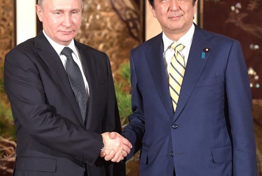 Władimir Putin i Shinzo Abe w grudniu 2016 roku.