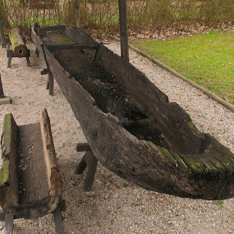 W 2008 roku podobną łódź znaleziono na dnie Odry.
