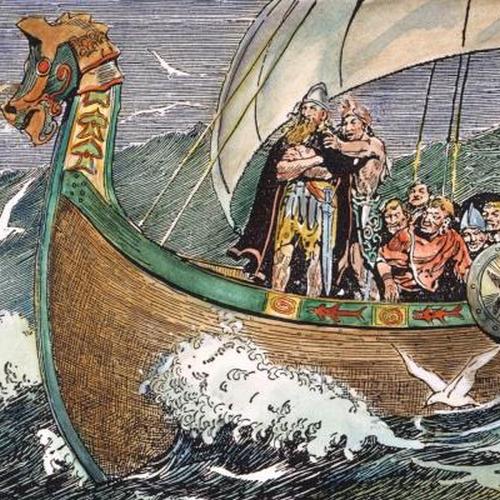 Wikingowie już od najmłodszych lat przygotowywani byli do morskich podróży.
