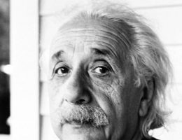 Einstein na zdjęciu z lat 50.