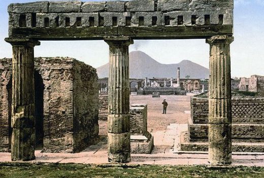 Widok Pompei w 1900 roku.
