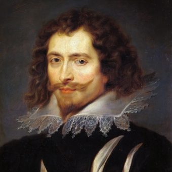 George Villiers, książę Buckingham, na uważanym dotychczas za kopię obrazie Rubensa.