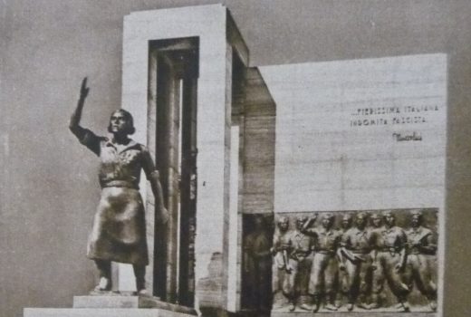 Pomnik Ines Donati, jednej z młodych dziewczyn walczących o faszyzm we Włoszech.