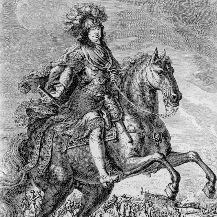 Karol X – obraz namalowany przez Davida Klöcker Ehrenstrahla
