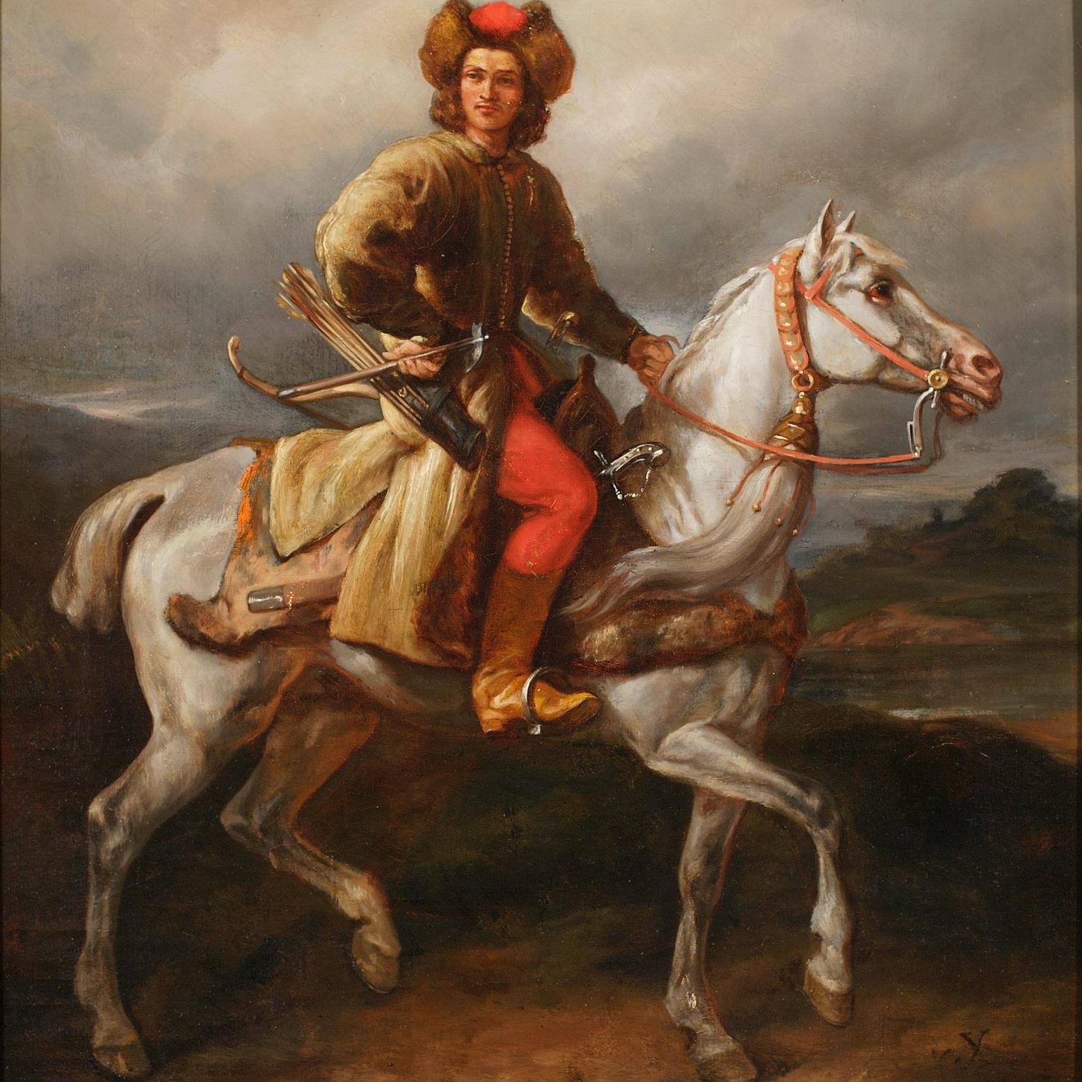 "Lisowczyk" - żołnierz Aleksandra Lisowskiego, na obrazie Juliusza Kossaka z pierwszej połowy lat 60. XIX wieku.