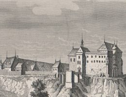 Widok ogólny zamku w Pińczowie
