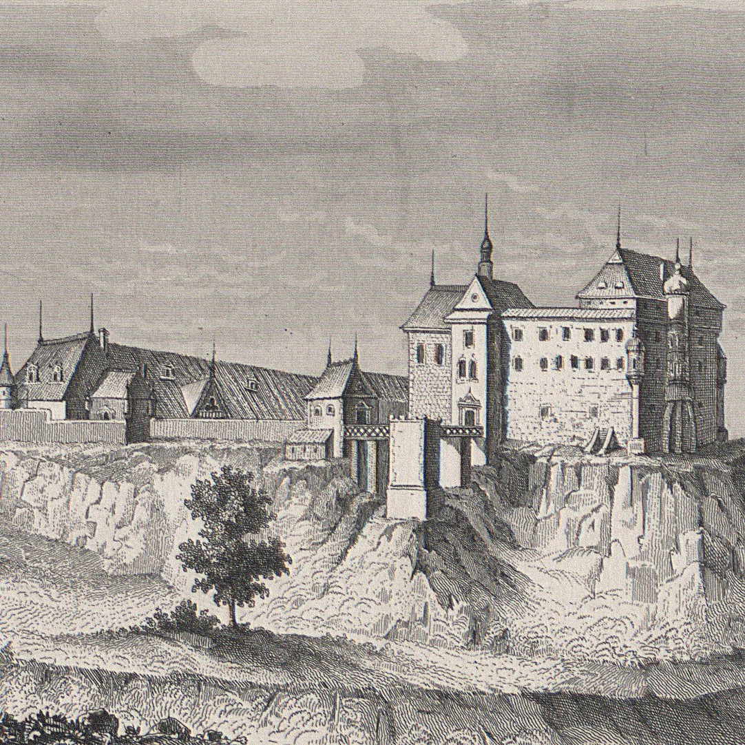 Widok ogólny zamku w Pińczowie