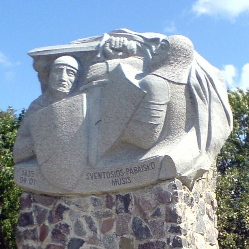 Pomnik na miejscu bitwy pod Wiłkomierzem