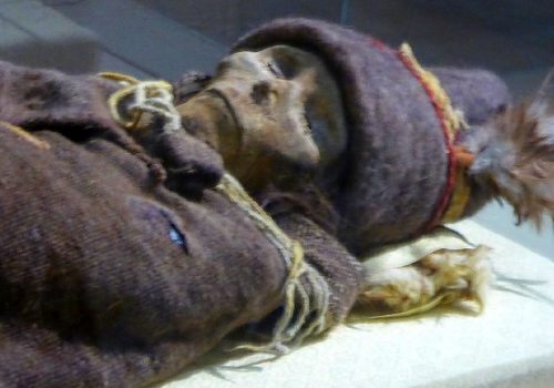 Pochowana mumia należy do wyjątkowych znalezisk mumii białych ludzi odnajdowanych w tej części Azji (fot. Hiroki Ogawa. lic. CCA 3.0)