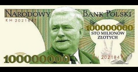 Czy Lech Wałęsa naprawdę obiecał, że da każdemu Polakowi 100 milionów złotych?