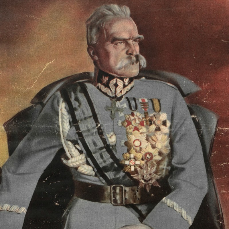 Józef Piłsudski na okładce Światowida, 1935.