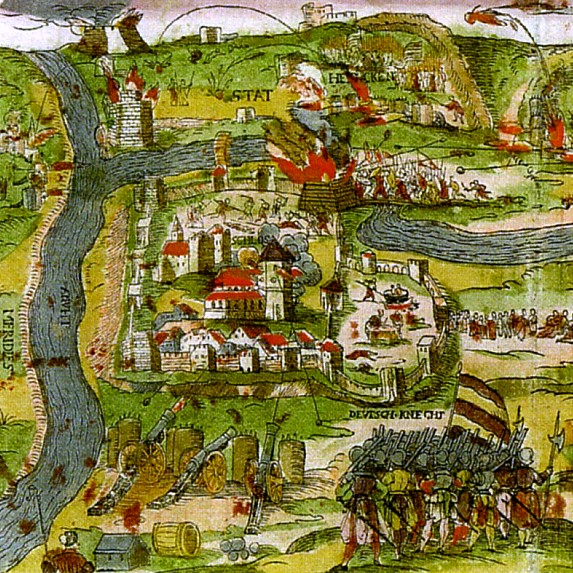 Oblężenie Połocka w 1579 roku.