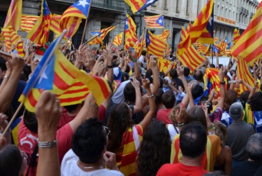Manifestacje niepodległościowe w Katalonii (fot. Josep Renalias - Lohen11, CC BY-SA 3.0)