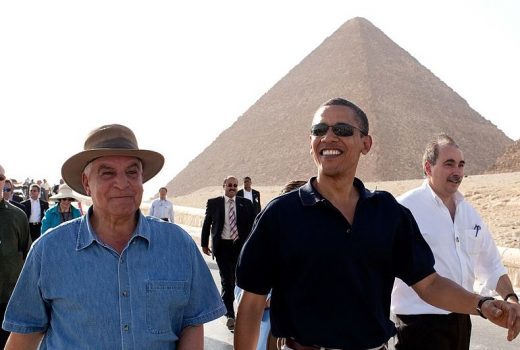 Zahi Hawass i Barack Obama (fot. domena publiczna)