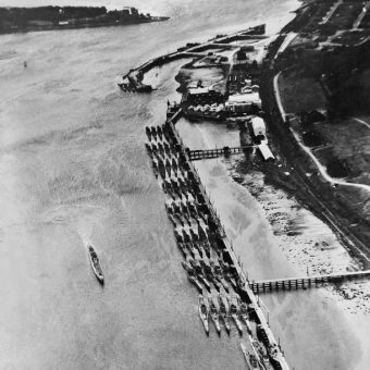 Niemieckie U-booty czekały na zatopienie na plaży w Północnej Irlandii.
