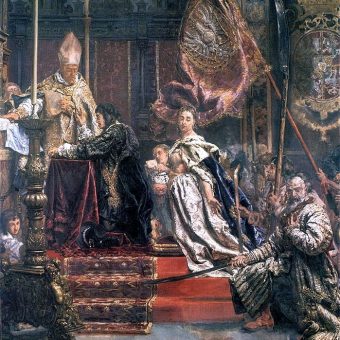 Król Jan Kazimierz złożył śluby w o katedrze lwowskiej, w obecności nuncjusza papieskiego.