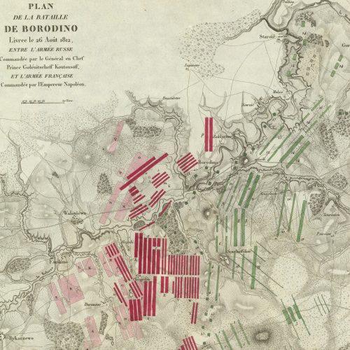 Bitwa pod Borodino (fragment schematu)