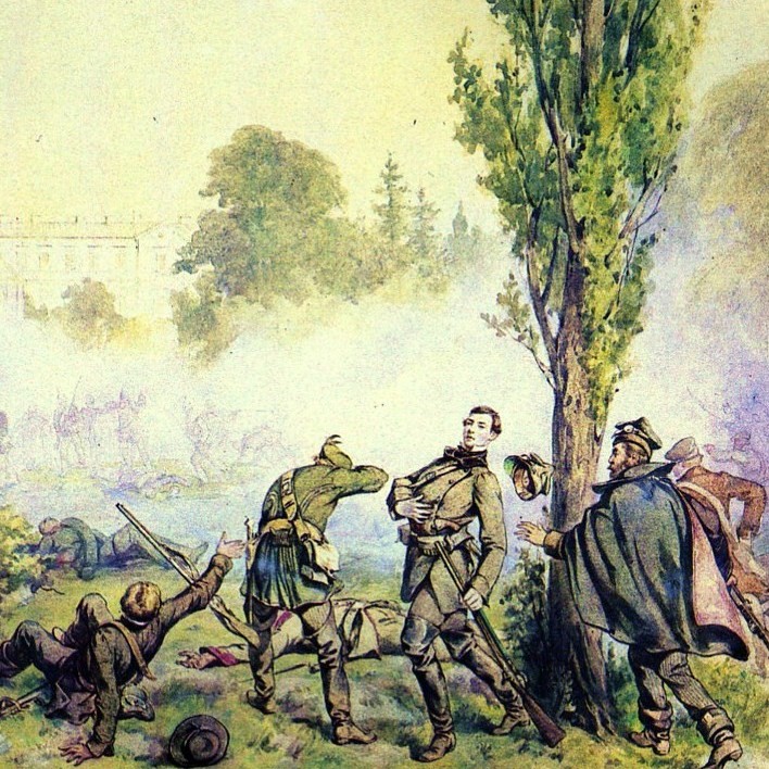 Juliusz Kossak - Bitwa pod Miłosławiem