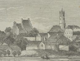 Widok Kola (wycinek z "Kłosów" z 1874 r.)
