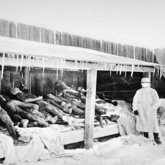 Zdjęcia dokumentujące bestialstwa jednostki 751 (fot. domena publiczna).