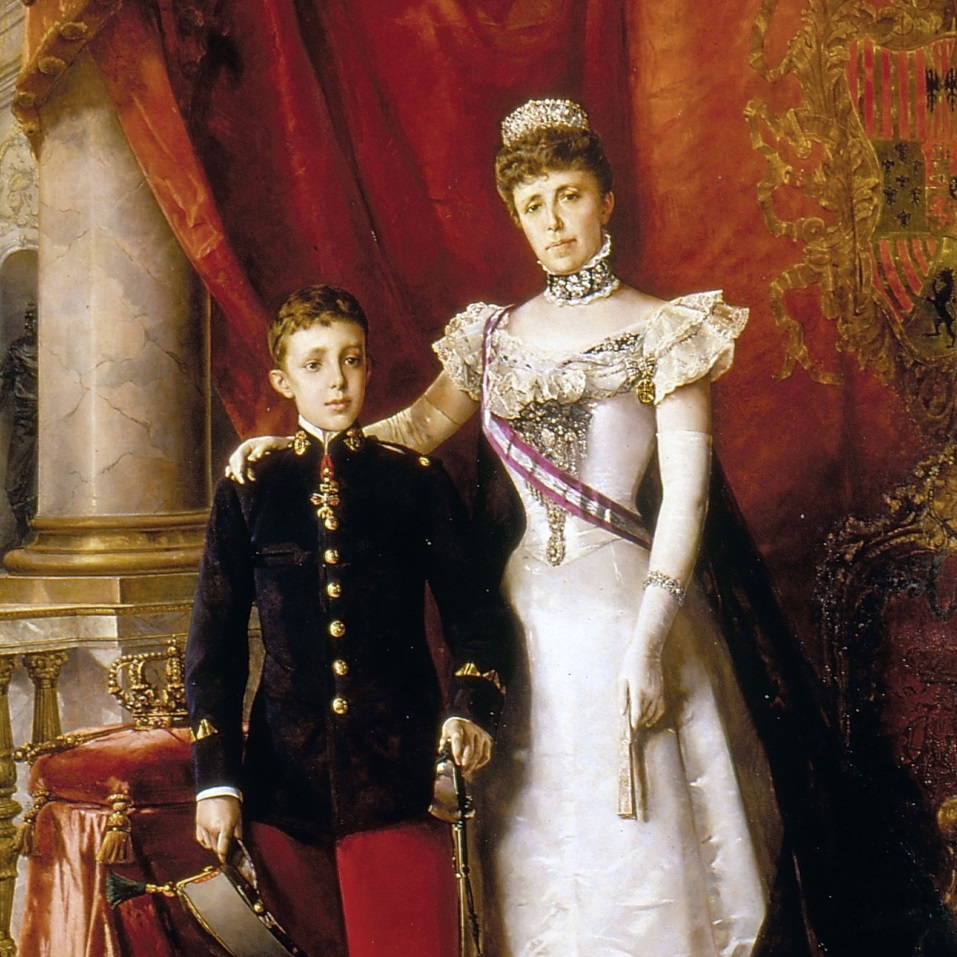 Alfons XIII został królem Hiszpanii zaraz po urodzeniu, ale do 1902 władzę regencyjną w państwie sprawowała jego matka.
