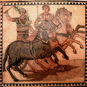 Wyścigi rydwanów w starożytnym Rzymie (fot. domena publiczna)