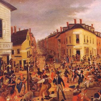 Od zapadłej kolonialnej dziury do światowej metropolii. Jak Nowy Jork stał się najpotężniejszym miastem globu? Obraz George'a Catlina (1827).