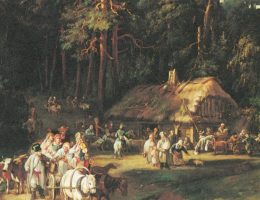 Karczmy od średniowiecza były jednym z miejsc, wokół których ogniskowało się życie lokalnych społeczności.