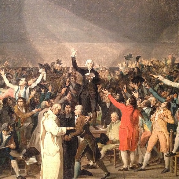 Przysięga w sali do gry w piłkę była jednym z decydujących momentów rewolucji francuskiej.