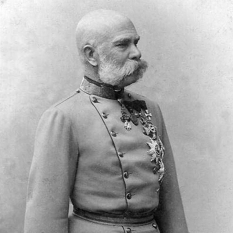 Franciszek Józef panował do 1916 roku.