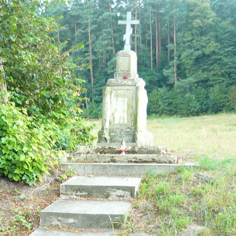 Pomnik upamiętniający żołnierzy rosyjskich poległych w bitwie pod Rybnicą.