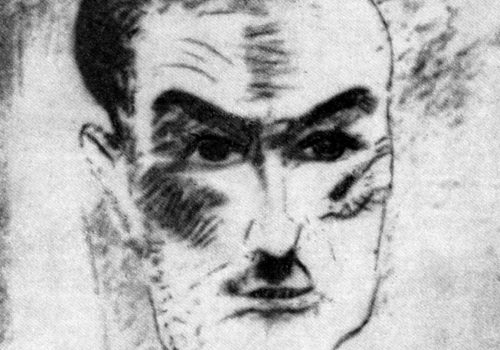 Tadeusz Boy-Żeleński na portrecie wykonanym przez Witkacego. Rok 1930