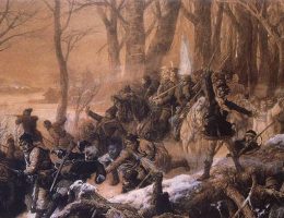 Walka powstańcza (Scena z powstania 1863 roku), Michał Elwiro Andriolli