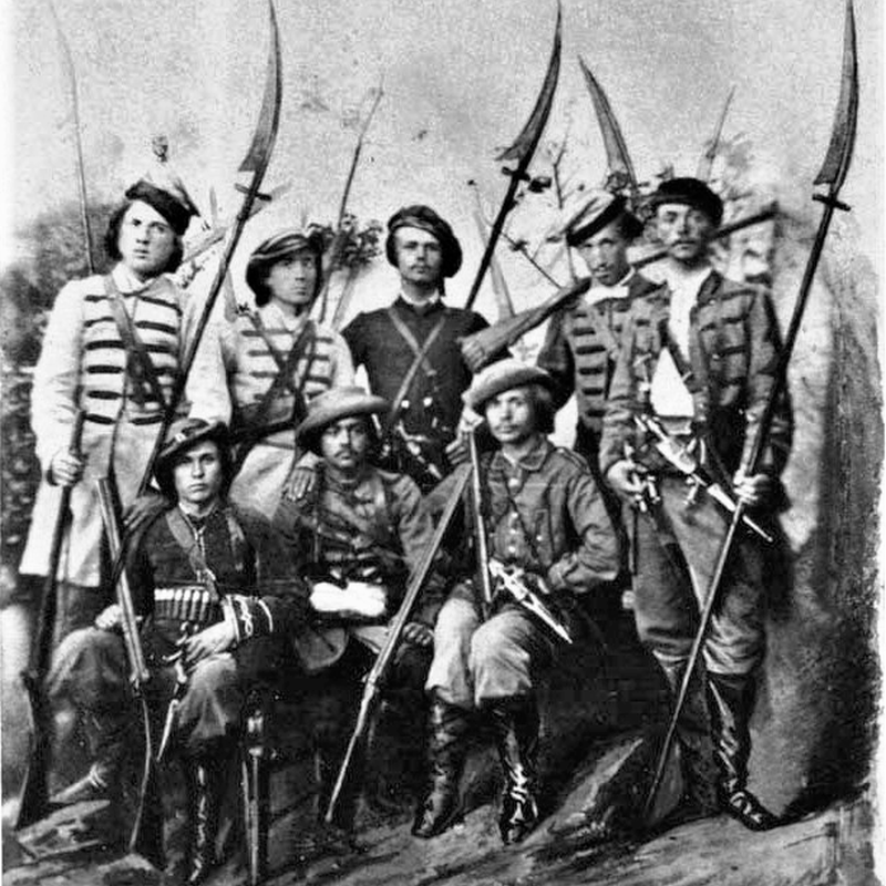Kosynierzy byli ochotniczą formacją wojska polskiego w czasie Powstania Styczniowego. Odegrali także ważną rolę w bitwie pod Naguszewem.