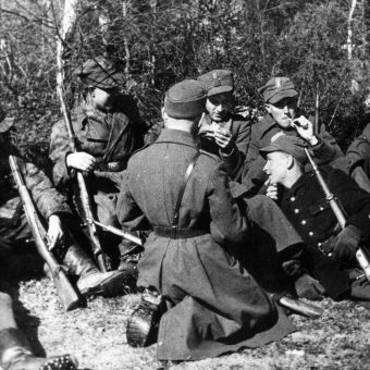 Żołnierze 27 Wołyńskiej Dywizji Piechoty. 