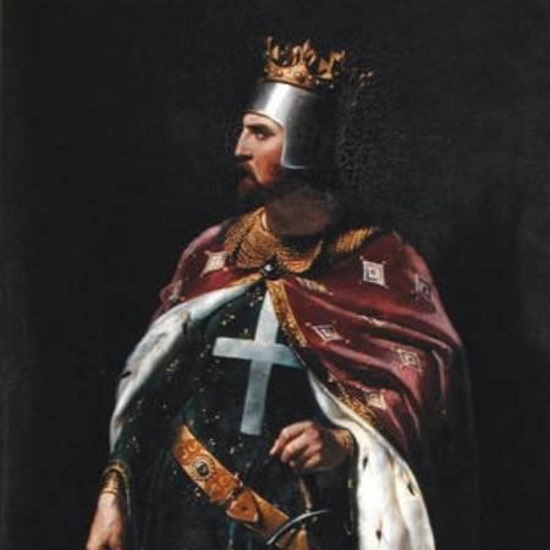 Ryszard Lwie Serce objął tron po zmarłym ojcu, Henryku II.