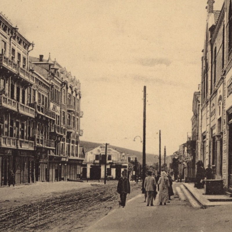 Czortkowski rynek na pocztówce z 1914 roku.