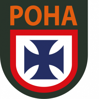 Emblemat Rosyjskiej Wyzwoleńczej Armii Ludowej.