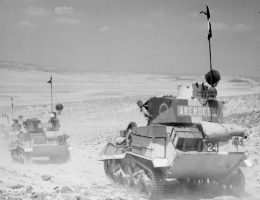 Pojazdy Armii brytyjskiej w Afryce w 1940 roku.